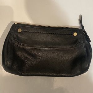 Cole Haan Clutch Pouch Tote Bag Black Wristlet